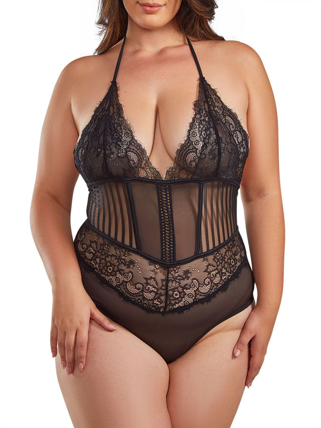 iCollection Gwendoline Teddy Plus Size