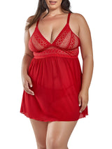 iCollection Hazel Plus Size Babydoll