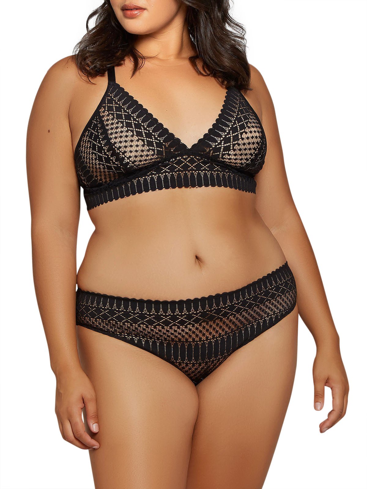 iCollection Hazel Plus Size Bra Set