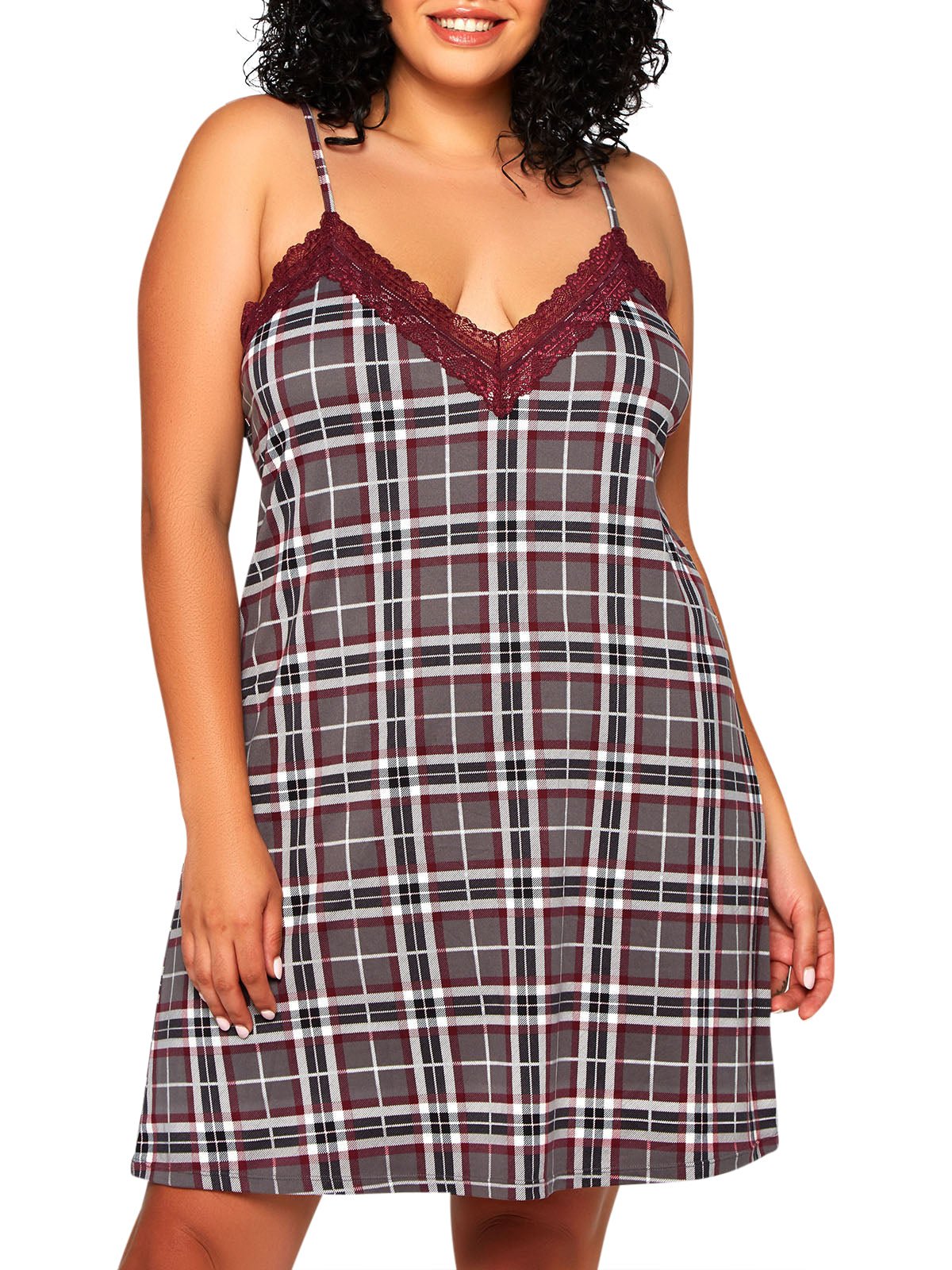 iCollection Jessie Plus Size Chemise