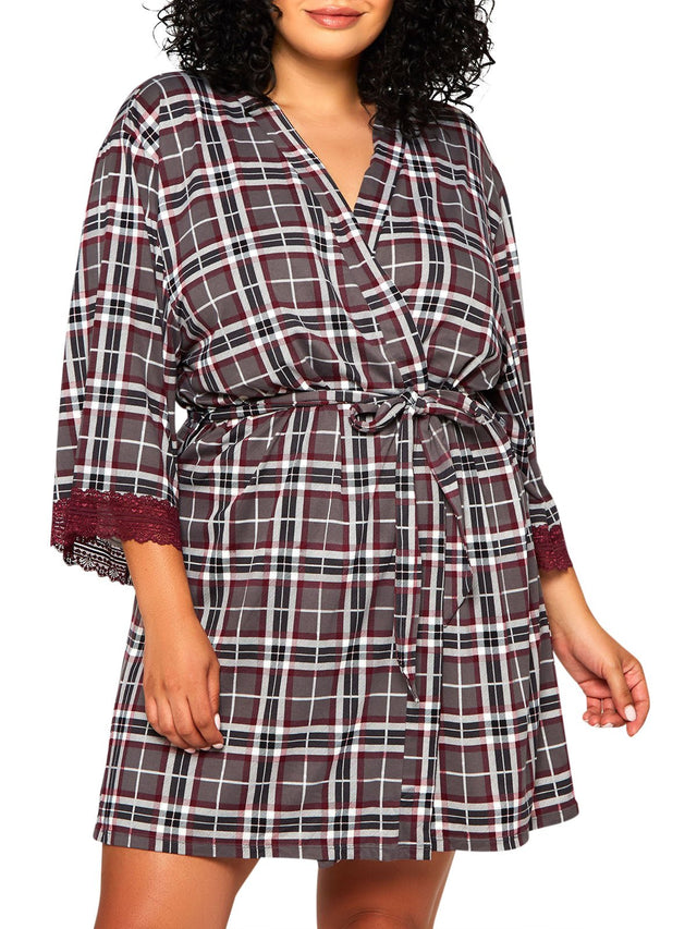 iCollection Jessie Plus Size Robe