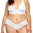 iCollection Lingerie Panties Plus Size Olivia Plus Size Open Crotch Panty