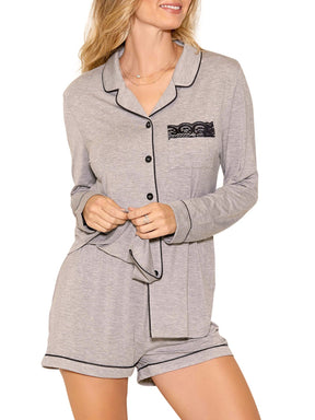 Gray heathered pajama set