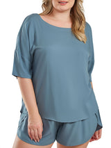 iCollection Pajama Sets Esme Plus Size PJ Set