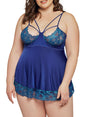 iCollection Plus Size Babydoll Arles Plus Size Babydoll