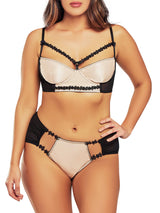 iCollection Plus Size Babydoll Celeste Plus Size Bra Set