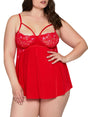 iCollection Plus Size Babydoll Valerie Plus Size Babydoll