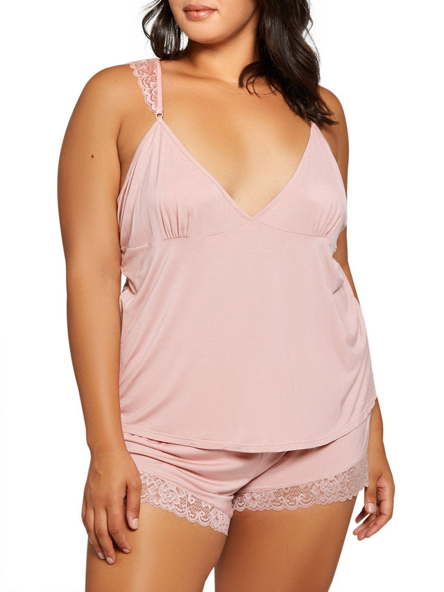 iCollection Plus Size Cami Set Josephine Plus Size Cami Set