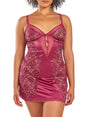 iCollection Plus Size Chemise Lingerie Angeline Plus Size Chemise