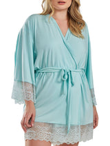 iCollection Plus Size Robes Alina Plus Size Robe