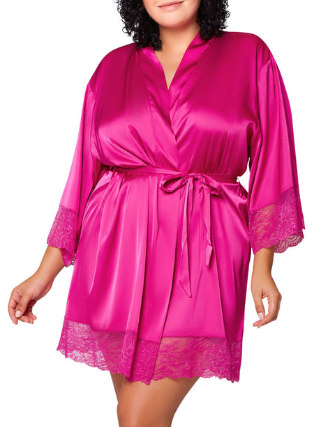 iCollection Plus Size Robes Naya Plus Size Robe