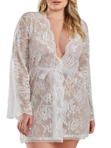 iCollection Plus Size Sleepwear Willow Plus Size Robe