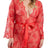 iCollection Plus Size Sleepwear Women's Plus Size Sheer Lace  Robe