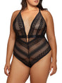 iCollection Plus Size Teddy Lingerie Hazel Plus Size Teddy