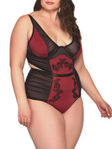 iCollection Plus Size Teddy Notte Plus Size Teddy