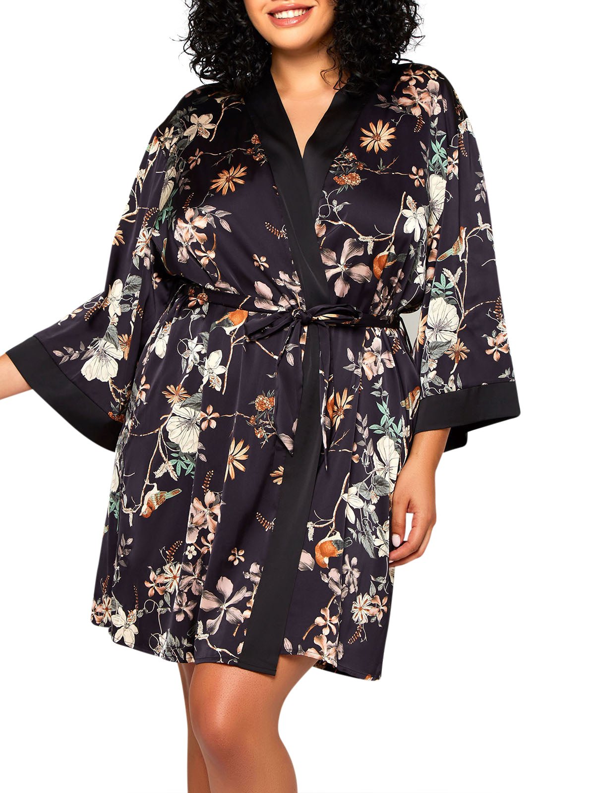 iCollection Robe Amelia Plus Size Robe