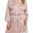 iCollection Robe Women's Helena Plus Size Robe Loungewear