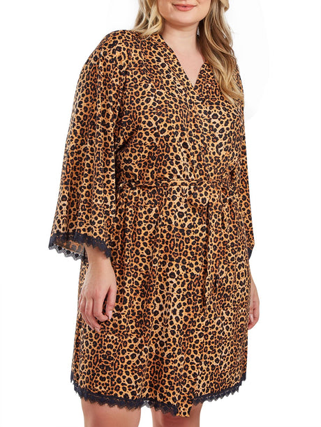 iCollection Robe Women's Keisha Plus Size Robe Loungewear