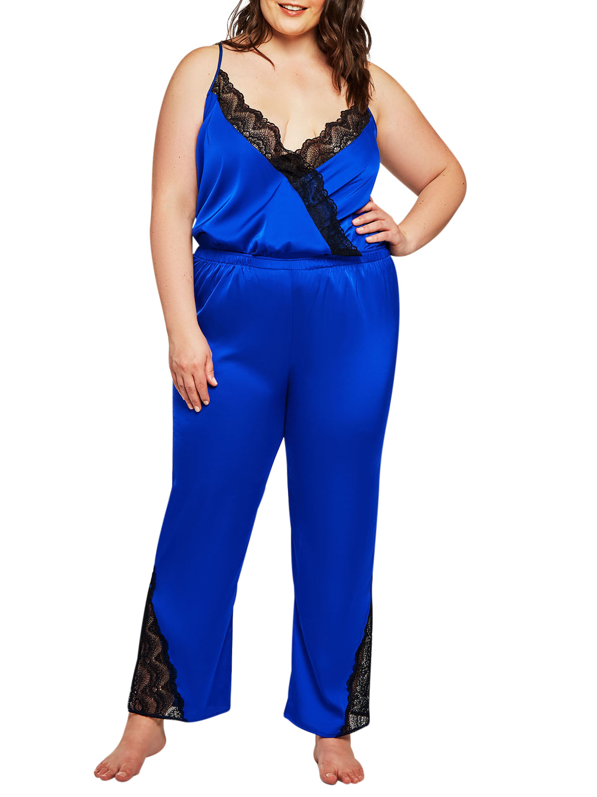 iCollection Rompers Tess Plus Size Jumpsuit