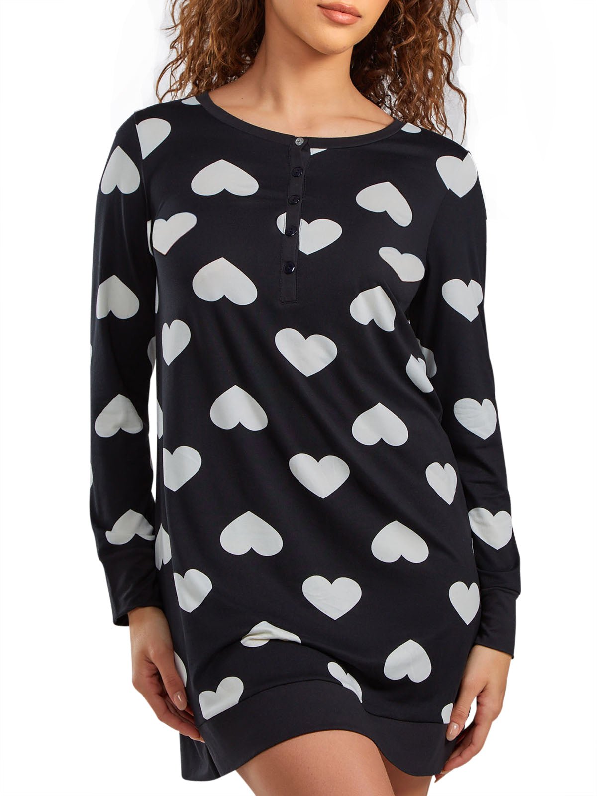 iCollection Sleep Shirt Women&#39;s Delara Sleep Shirt Loungewear