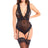 iCollection Teddies Lingerie Black / S Jacintha Teddy