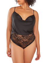 iCollection Teddy Women's Tibbie Plus Size Teddy Lingerie