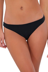 B Swim Black Baja Rib Ryder Bikini Bottom