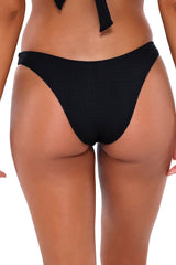 B Swim Black Baja Rib Maddie Bikini Bottom