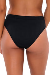 B Swim Black Baja Rib Margot Bikini Bottom