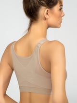 Leonisa Bras Leonisa Back Support Posture Corrector Wireless Bra - Multi/Functional