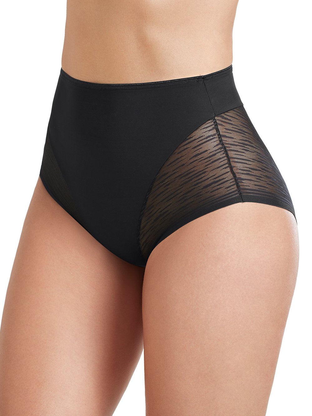 Leonisa Panties Black / S High-Waisted Sheer Lace Shaper Panty