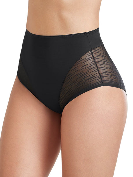 Leonisa Panties Black / S High-Waisted Sheer Lace Shaper Panty