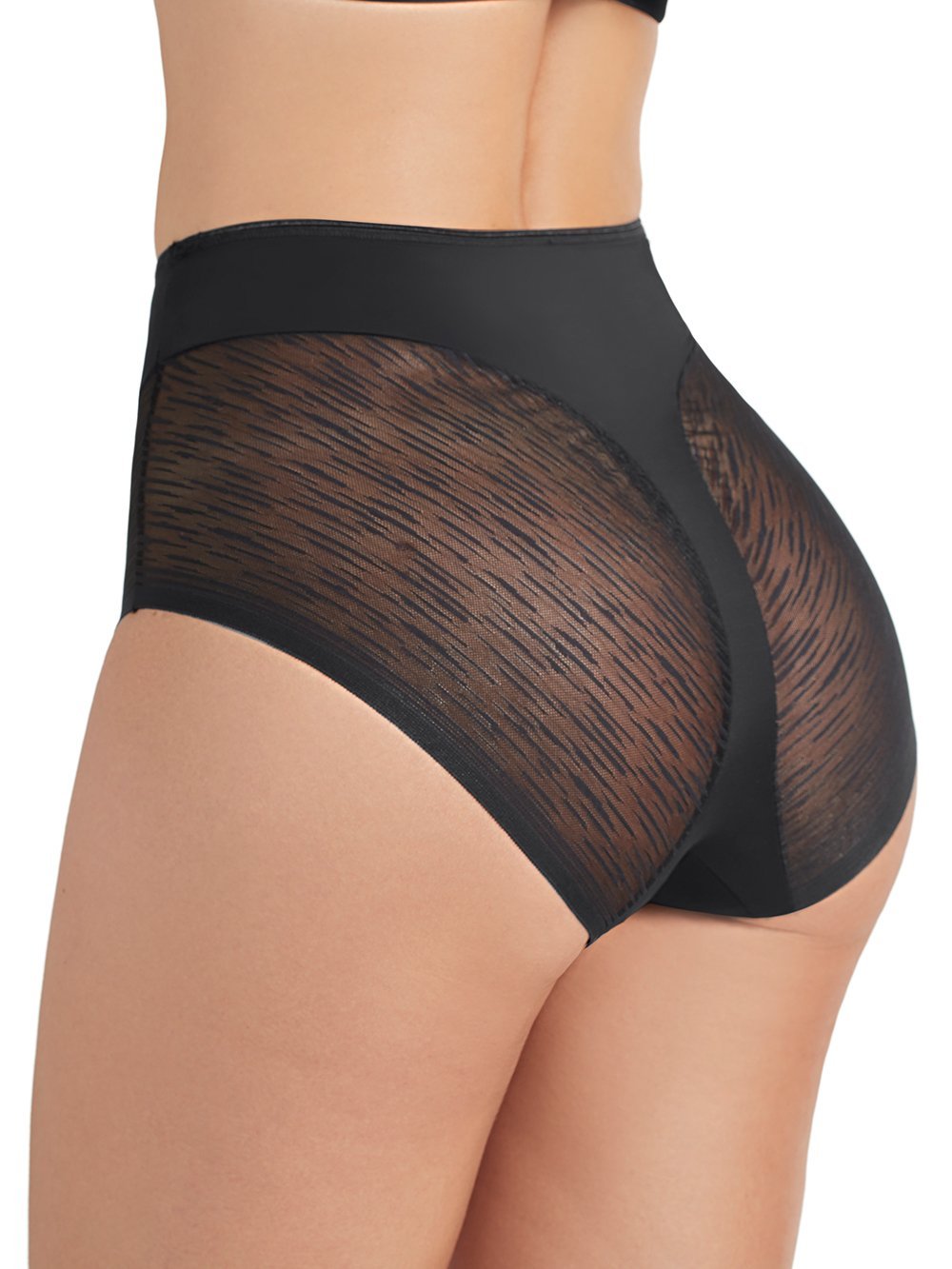 Leonisa Panties High-Waisted Sheer Lace Shaper Panty