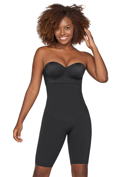 Leonisa Shapewear Black / XS Extra-High-Waisted Moderate Shaper Short