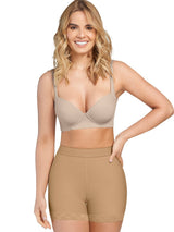 Leonisa Shapewear Mid-Rise Sculpting Shaper Short Butt Lifter Panty