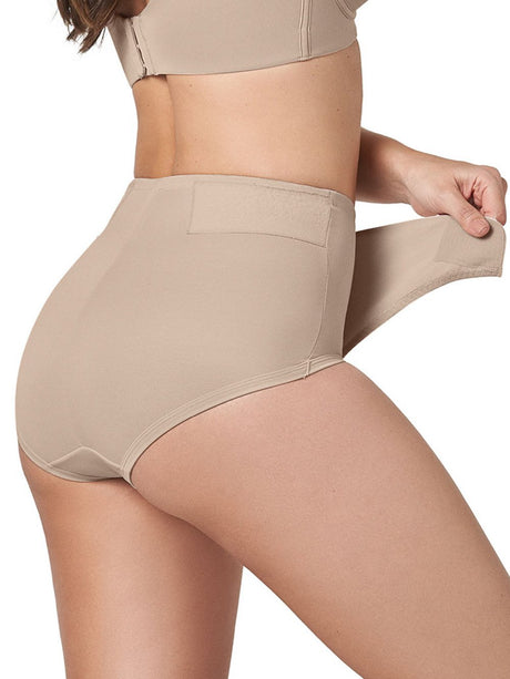 Leonisa Shapewear Postpartum Shapewear Panty with Adjustable Belly Wrap