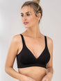 Leonisa Sleep Bras Black / S Multipurpose Pullover Seamless Sleep Bra - Daily or Maternity