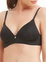 Montelle Intimates Bras 32 / A / Black Montelle Wire-Free T-Shirt Bra