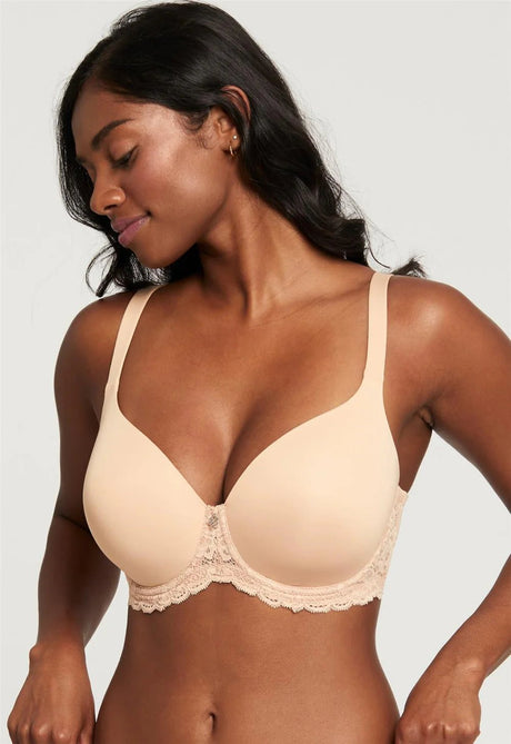 Montelle Intimates Bras 32 / C / Sand Montelle Pure Plus Full Coverage T-Shirt Bra