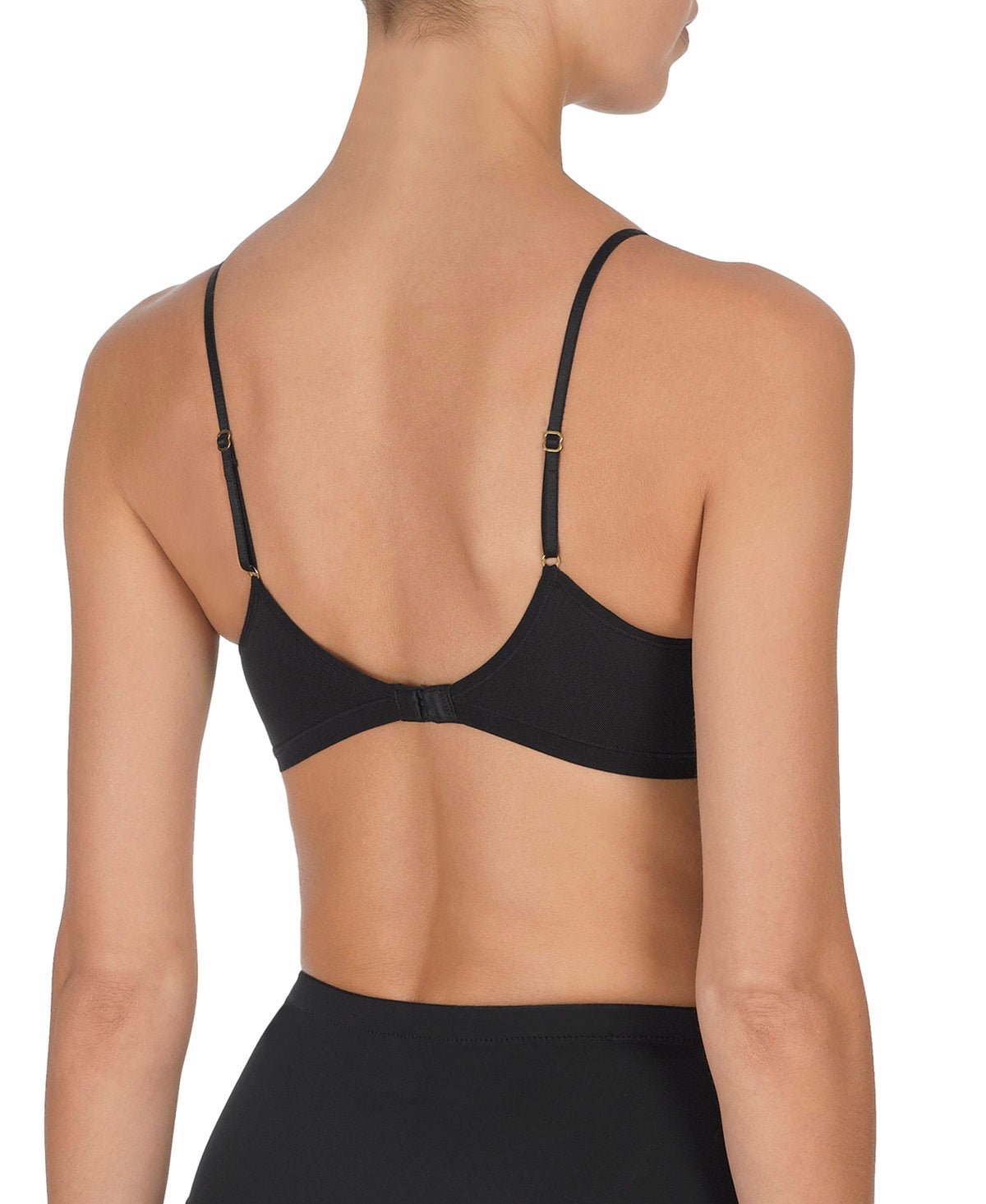 Black Natori Understated contour underwire t-shirt bra 132025, view 2