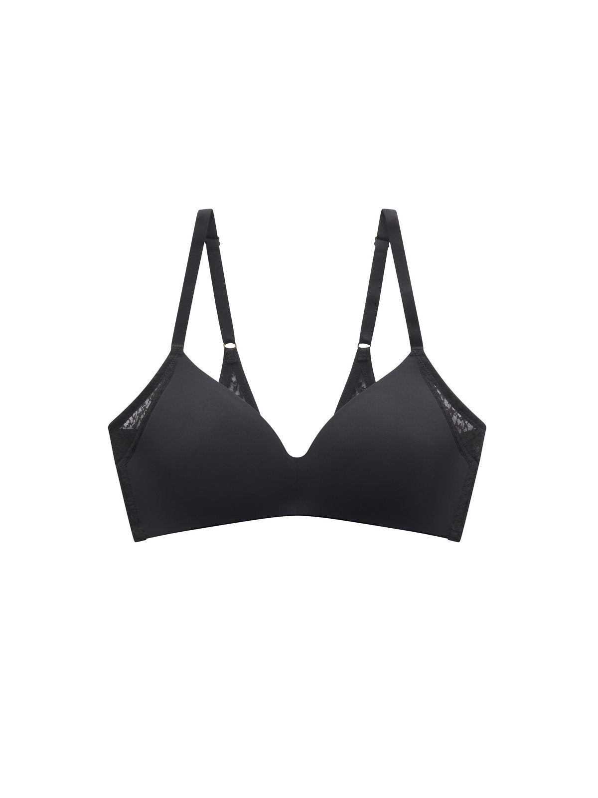 Black Natori Pretty Smooth smoothing wireless t-shirt bra 733318, view 14