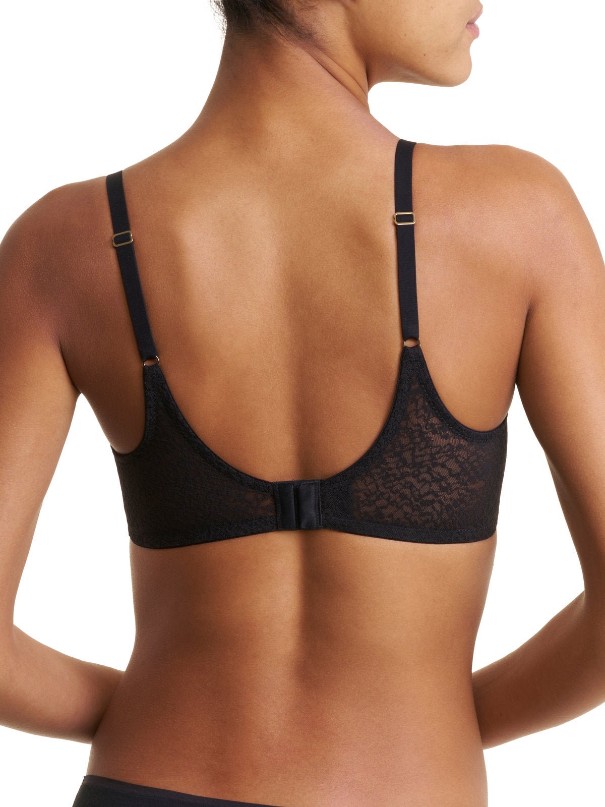 Black Natori Pretty Smooth smoothing wireless t-shirt bra 733318, view 7
