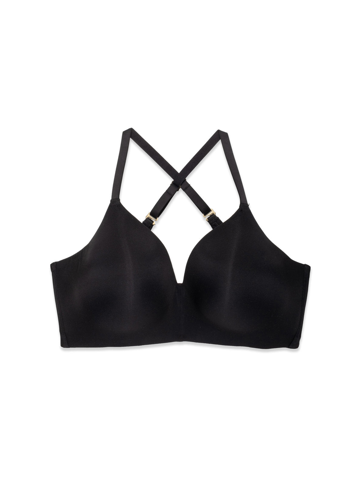 Black Natori Cloud Comfort convertible back smoothing wireless bra 733338, view 10