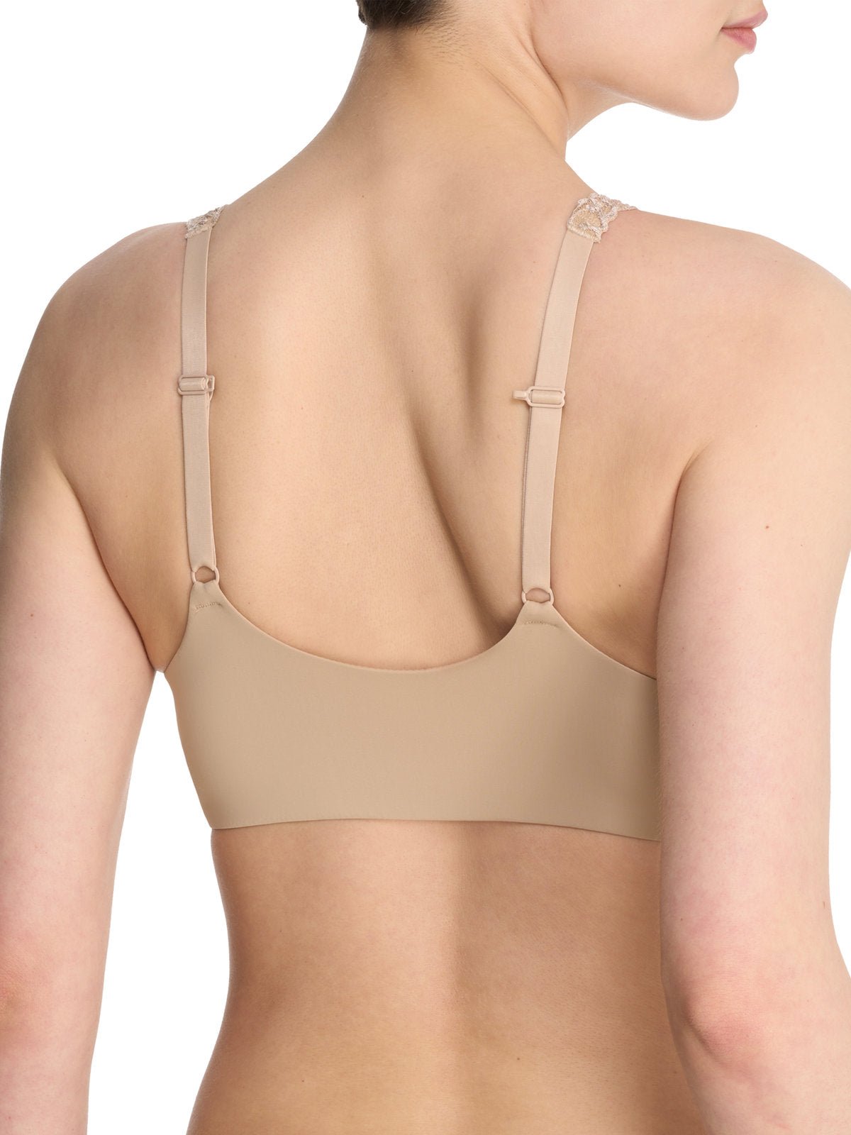 Cafe Natori Pure Luxe convertible front-close contour underwire bra 738080, view 8