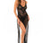 Oh La La Cheri Babydoll Black / S Valentine Sheer Gown