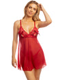 Oh La La Cheri Babydoll Francesca Peek-A-Boo Sheer Babydoll