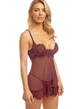 Oh La La Cheri Babydoll Kinsley Sheer Babydoll