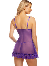 Oh La La Cheri Babydoll Valentine Lacey Babydoll