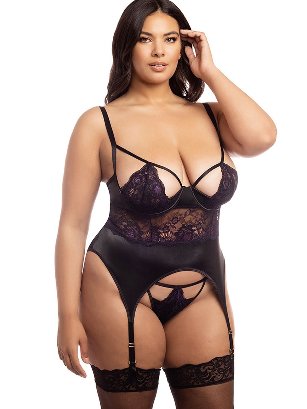 Plus Size Lingerie, Women Crotchless Lingerie, Sexy Babydoll & Teddy