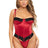 Oh La La Cheri Bustier Red Dahlia/Black / S Tempest Bustier Bra Set